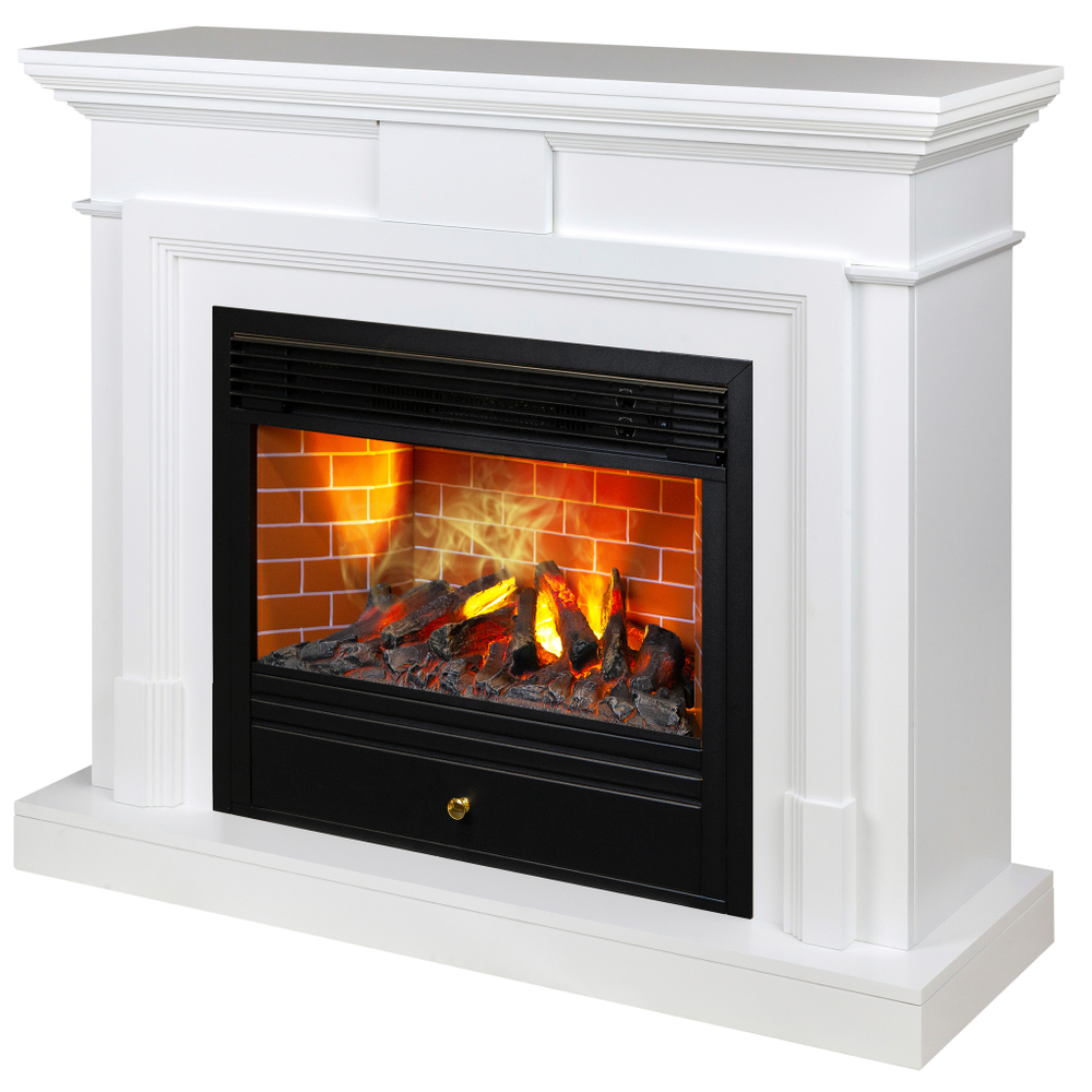 Каминокомплект Real Flame Marco 25,5/26 WT с очагом 3D Novara