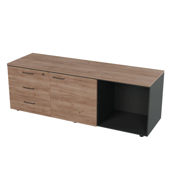 Тумба опорная левая Prego office 1600х500х560 ПОТО-Л