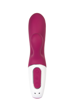 Вибратор Satisfyer Hot Bunny с клиторальным стимулятором, красный