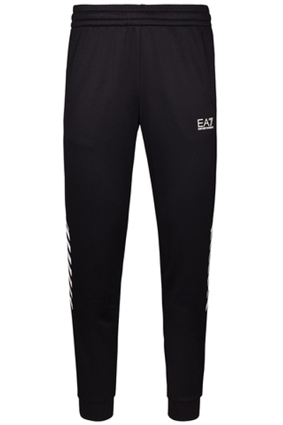 Мужские теннисные штаны EA7 Man Jersey Trouser - black