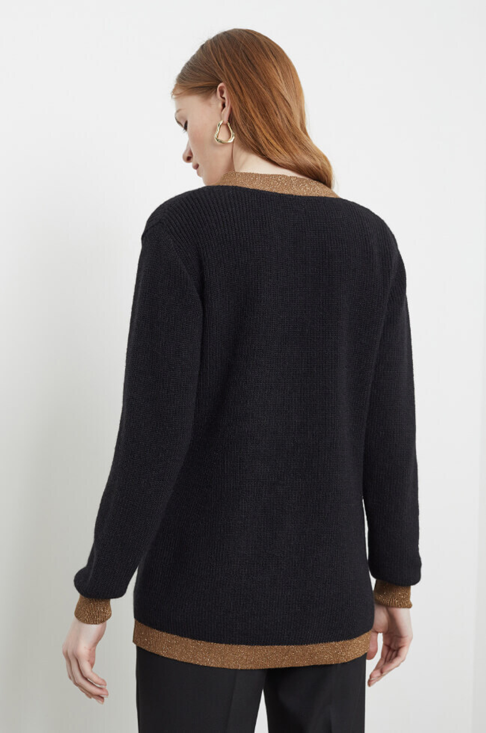 1738 Кардиган женский (черный)