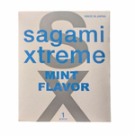 Презерватив Sagami Xtreme Mint с ароматом мяты - 1 шт. (Цвет: прозрачный)
