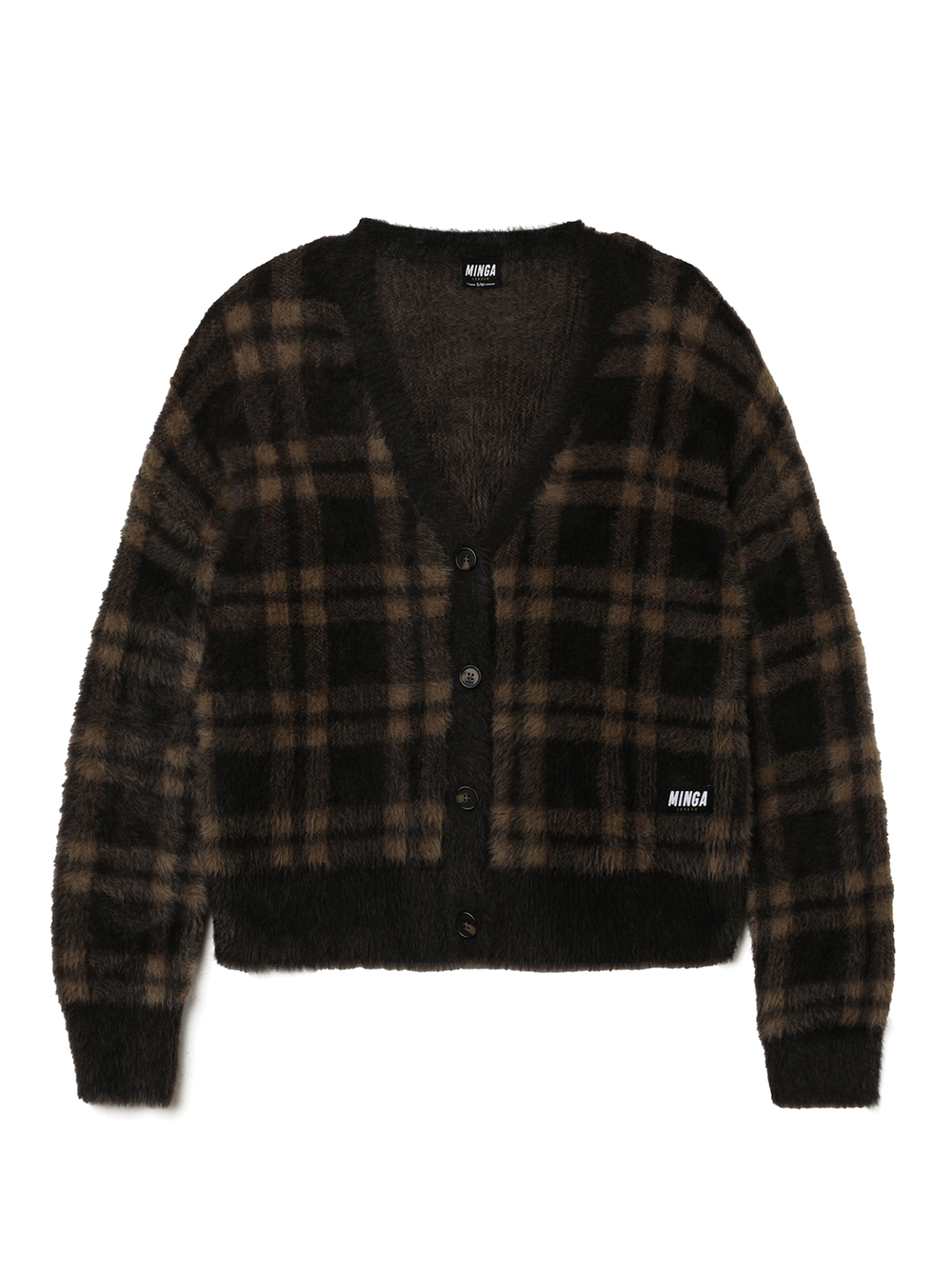 Женский Кардиган Terri Plaid Fluffy