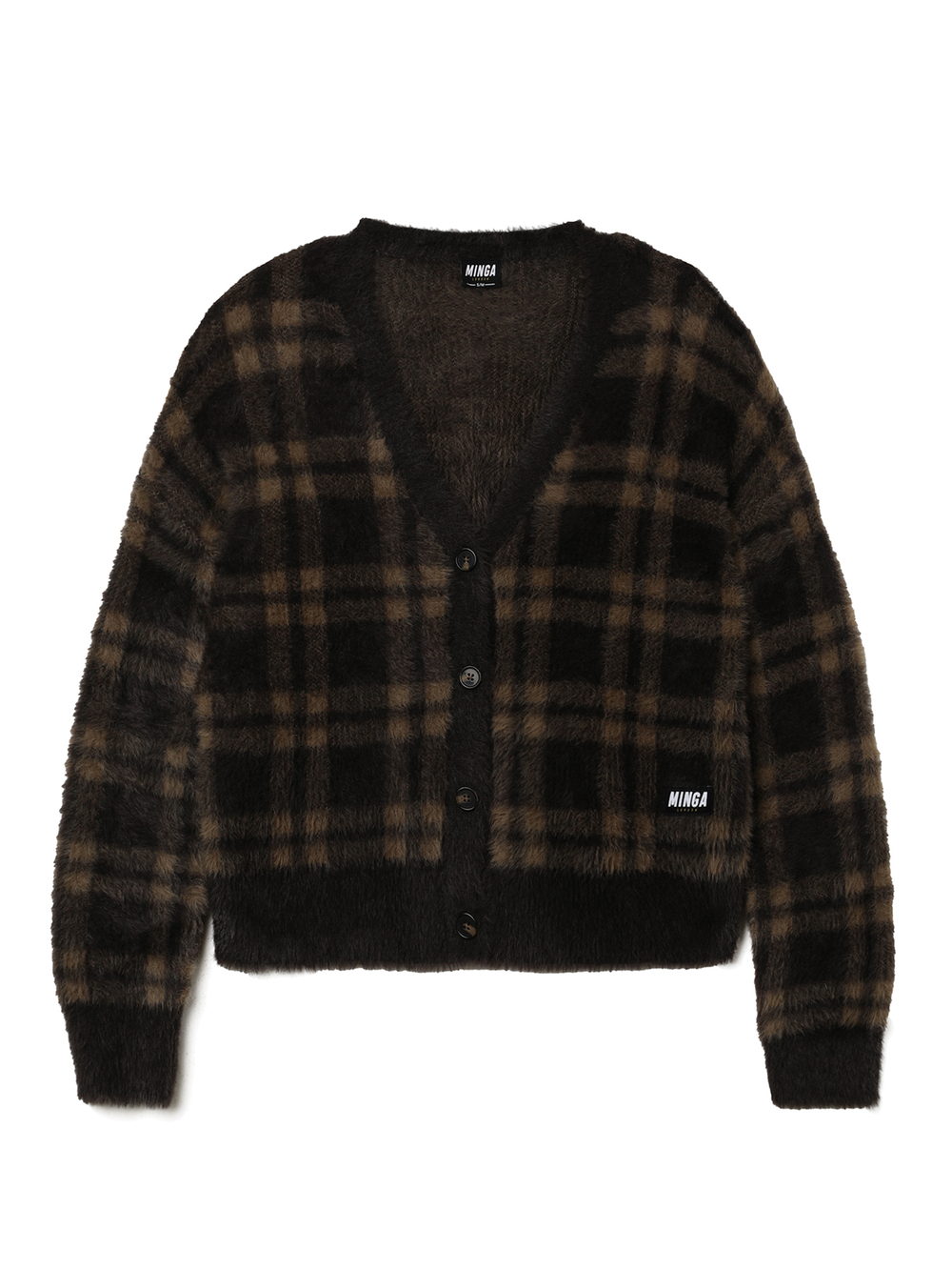 Женский Кардиган Terri Plaid Fluffy