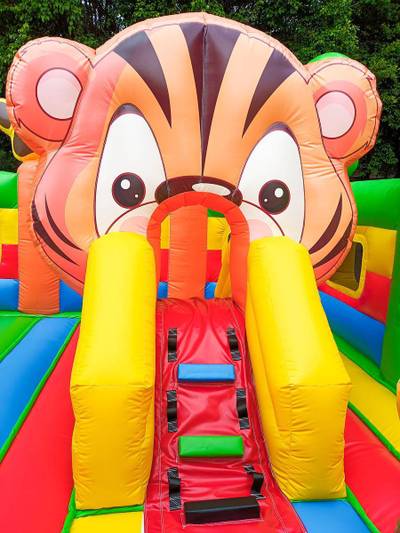 Коммерческий надувной батут «Зоомир 3», 11*7*5 м.