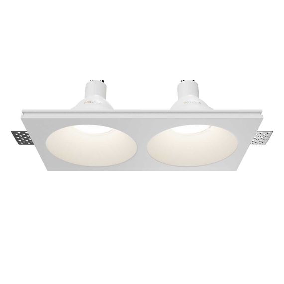 Встраиваемый светильник Maytoni Technical Downlight Gyps Modern DL129-GU10-02-W