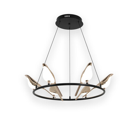 Kink Light 08446-6A,33 Люстра Арси черный/золото