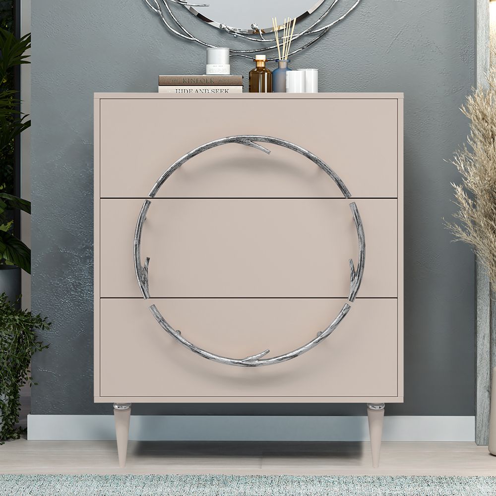 Комод Арт Колор matte Классик Сильвер Серый агат матовый