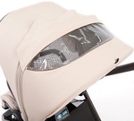 Детская коляска Peppy Monaco Thermo 3 в 1 с автокреслом Rise Milk Beige