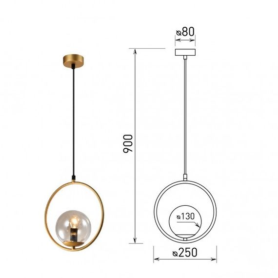 Подвесной светильник Rivoli Misericordia 5147-210 Б0055491