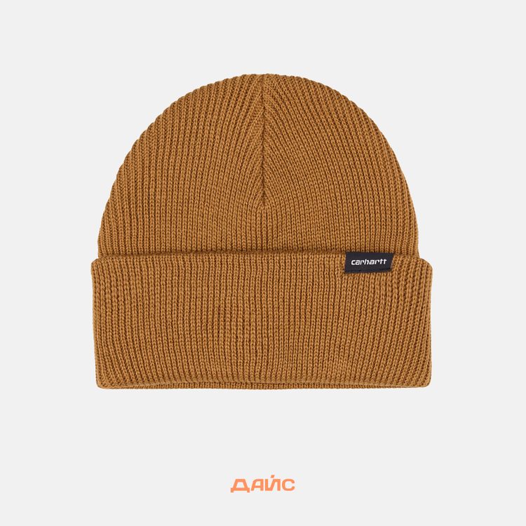 Шапка Carhartt WIP Gordan Beanie артикул:I034236_hamilton_brown - купить в магазине Дайс