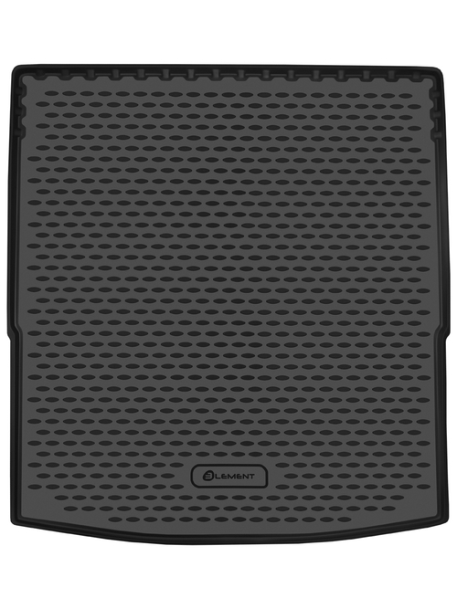 Коврик в багажник для SKODA Kodiaq (II) 2023-, Внедорожник 5 дв. 7мест, длинный (3-й ряд сложен) 1шт. (полиуретан) ELEMENTAN1077L13