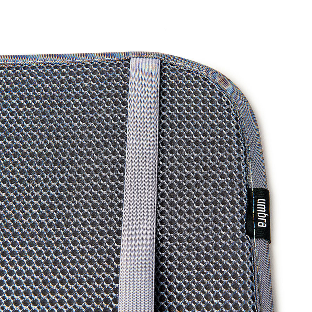 Сушилка для посуды c ковриком xdry серая