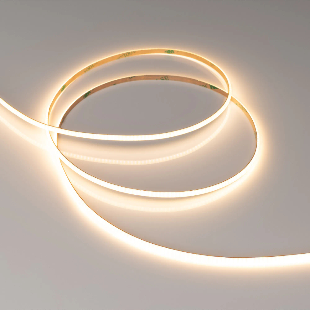 Светодиодная лента COB-X420-4mm 24V Warm3000 (10 W/m, IP20, CSP, 5m) (Arlight, узкая) 040901