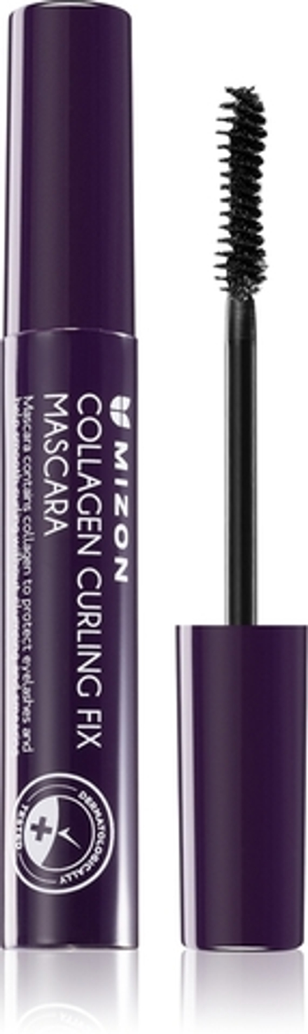 Mizon Collagen Curling Fix - Водостойкая удлиняющая тушь для ресниц с коллагеном, 6 ml