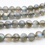 Лабрадор, диаметр около 6,9-7,3 мм, цена за 13-14 шт (1/4 нити)