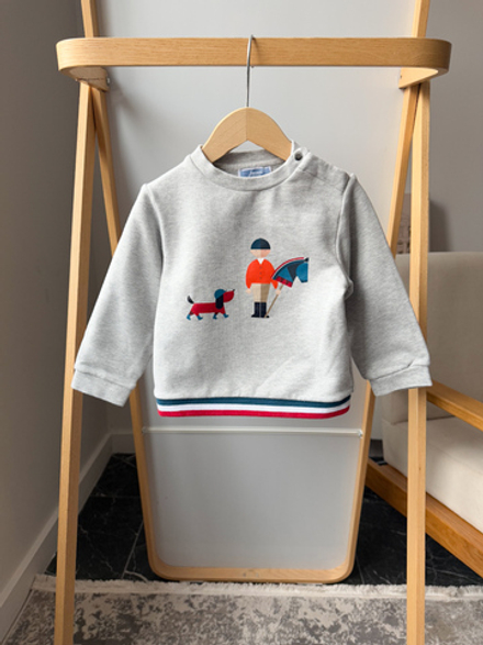 Хлопковый свитшот Jacadi, 80