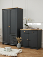 Шкаф 2 двери с ящиками деревянный Фалко