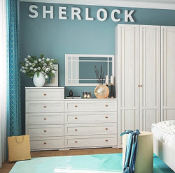 Комод Sherlock 6, ясень светлый