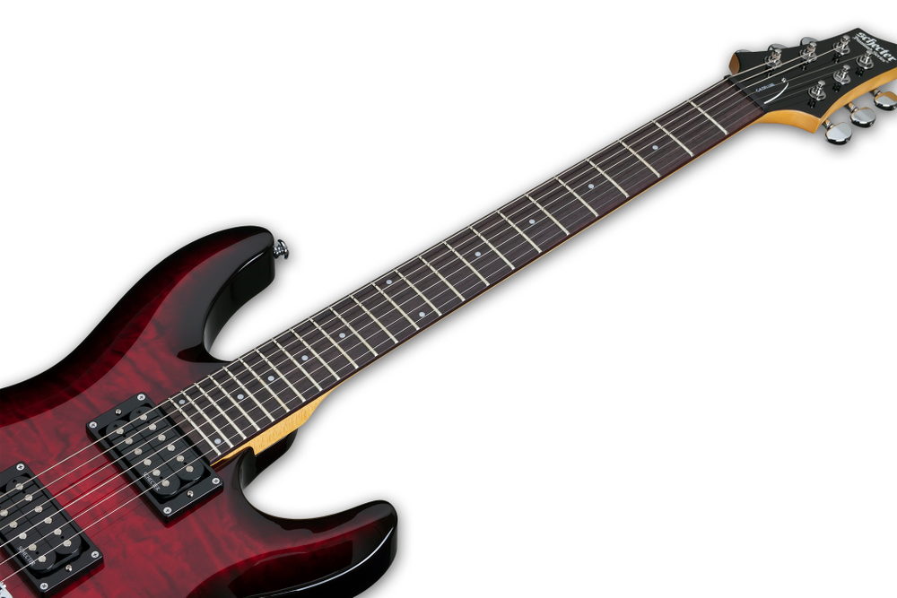 Schecter C-6 PLUS SEE THRU CHERRY BURST