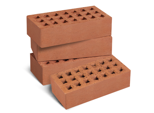 Кирпич рядовой пустотелый одинарный терракотовый М-150 К-1; 250*120*65 (поддон 424шт) КЕММА