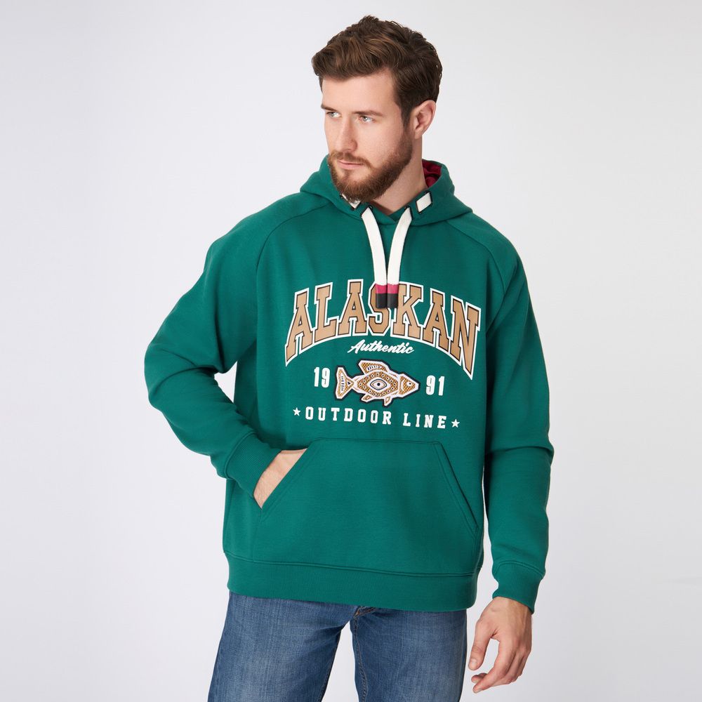 Толстовка Alaskan Promo Hoodie Green XXXL