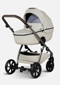 Tutis Коляска 2 в 1 UNO 5+ Leather Black Sesame