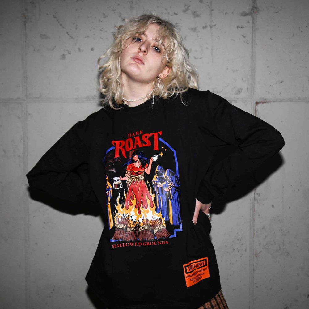 Лонгслив SR by Epic Merch Dark Roast Черный