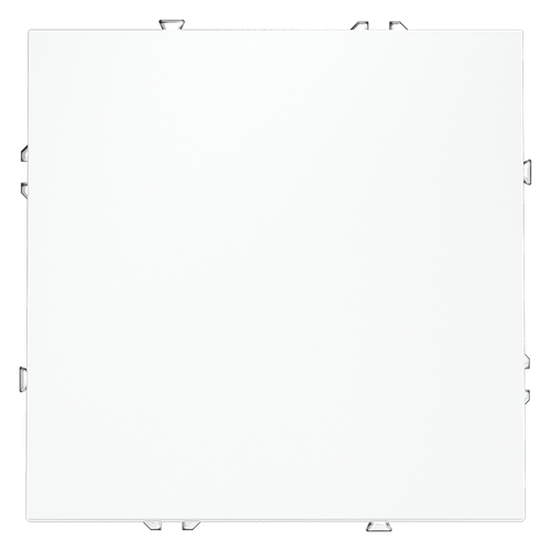 Выключатель с самовозвратом встраиваемый VOLTUM S70 одноклавишный 10А, (белый матовый)