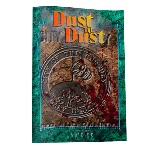 Брошюра со сценарием Вампиры: Маскарад. Прах к праху (на русском языке)