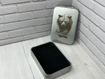 Коробочка подарочная металлическая 8×5.5 см