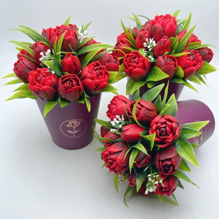 Композиция "Тюльпаны Ред"