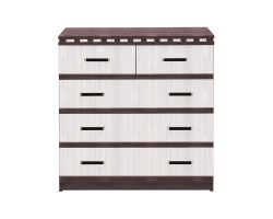 Комод «Ольга-13» № 1 (ясень анкор темный/ясень анкор светлый), ЛДСП, Фант-мебель, г. Волжск