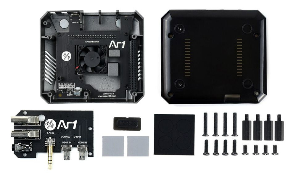 Корпус Argon ONE V.2 для Raspberry Pi 4b (V2)