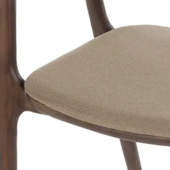 Стул с подлокотниками Esse Soft, коричневый