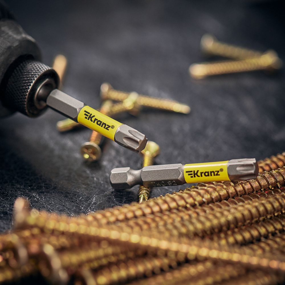 Бита для шуруповерта Torx T40х50 мм (2 шт./уп.) KRANZ