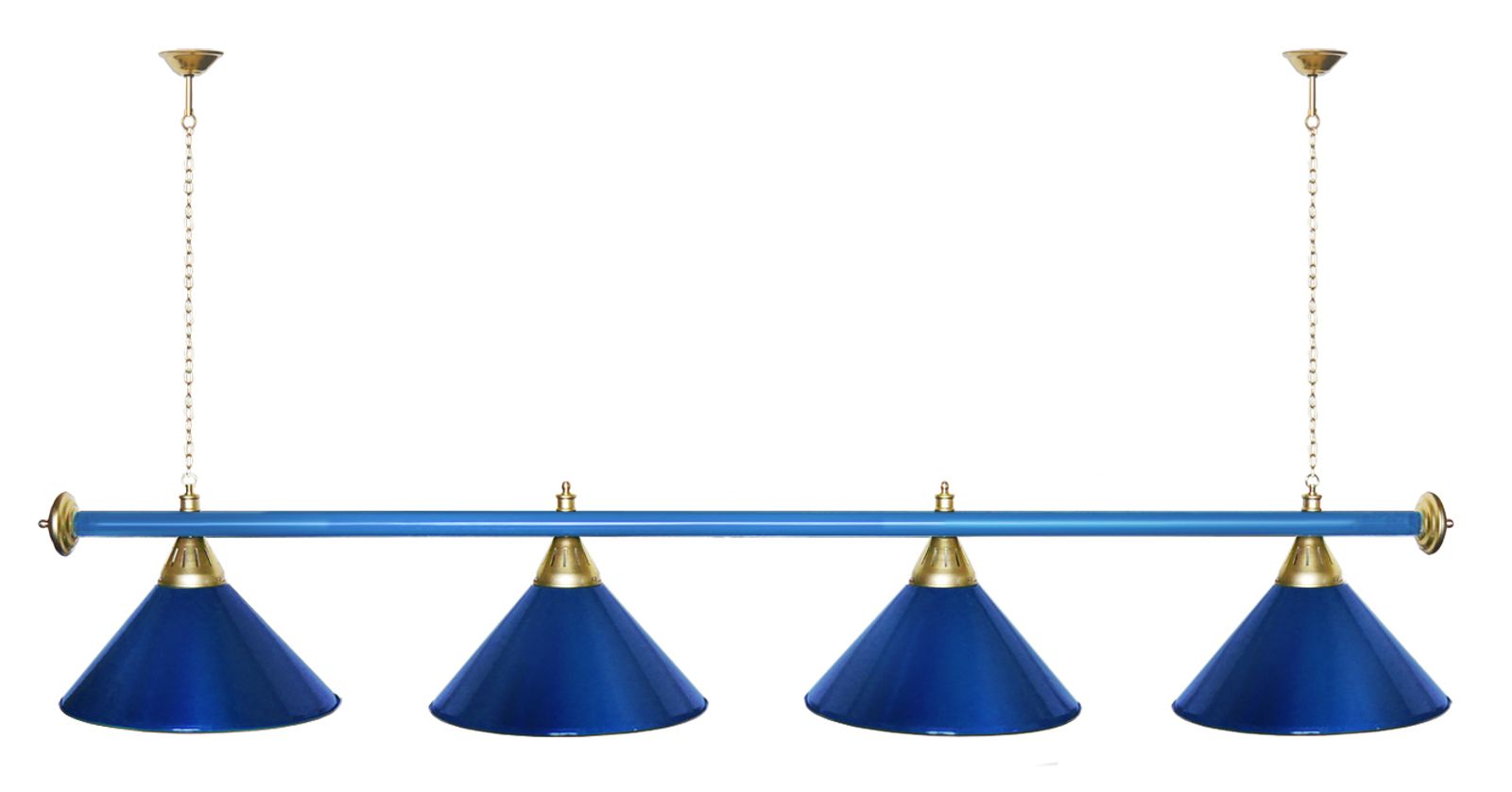 Лампа STARTBILLIARDS 4 пл. (плафоны золотые,штанга золотая,фурнитура золото) фото №77