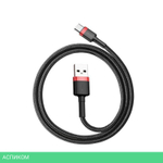 Кабель Baseus Cafule 2m Red/Black (CATKLF-C91)