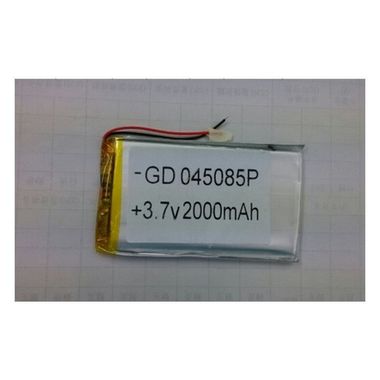 Battery 045085P 3.7V 2500mAh Lipo Lithium Polymer Rechargeable Battery (4*50*85mm) MOQ:50