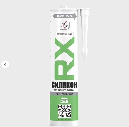 Герметик нейтральный Formula RX прозрачный 260мл