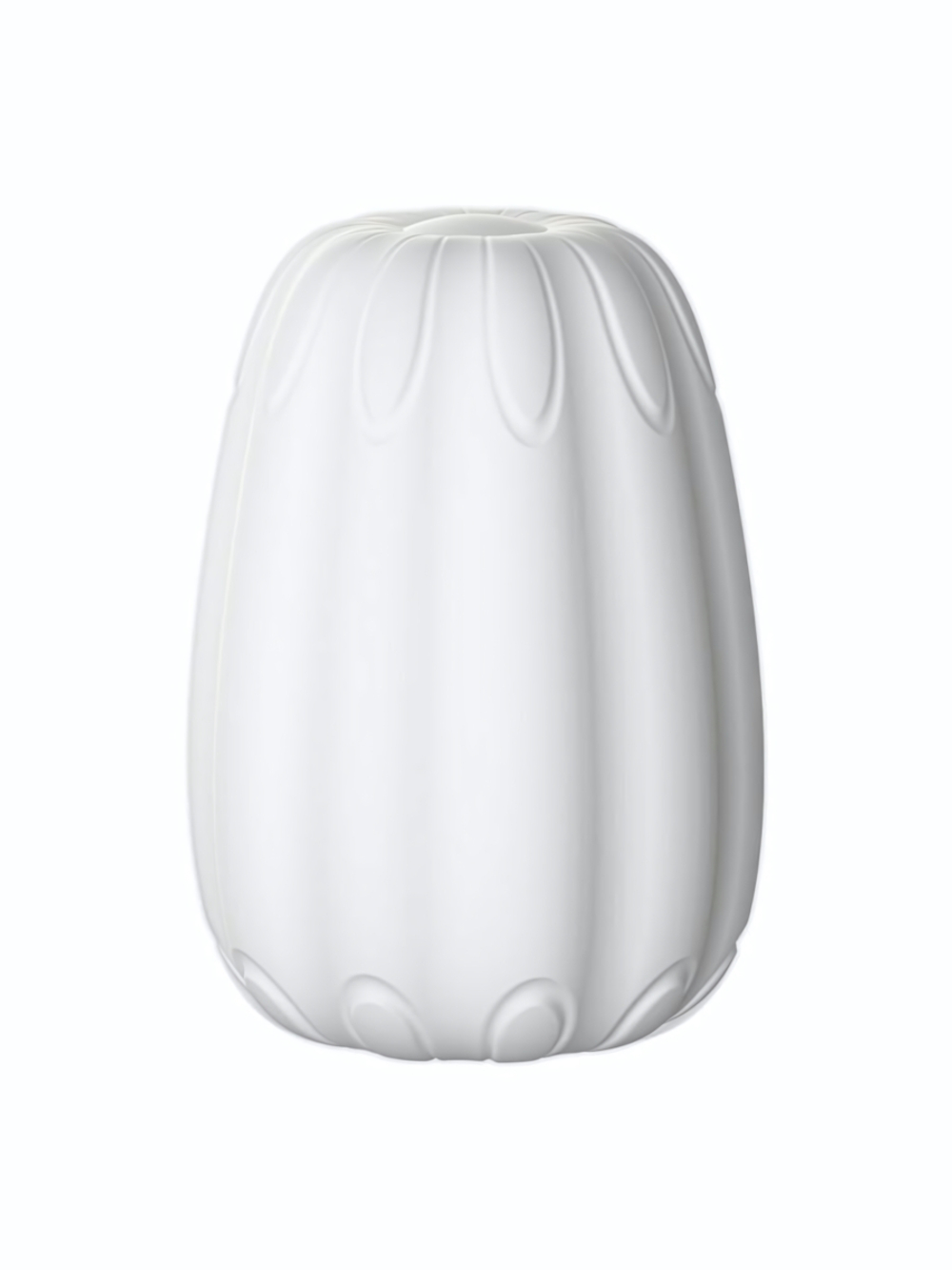 Белый мастурбатор-яйцо Bisedze (Цвет: белый)