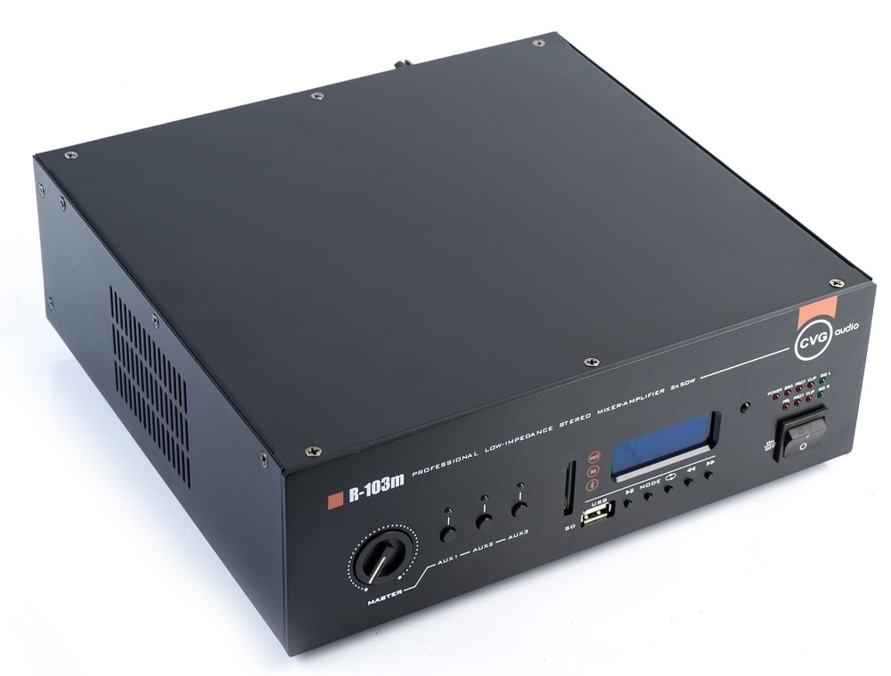 CVGAUDIO R-103m Низкоомный стерео микшер-усилитель с MP3/FM/Bluetooth