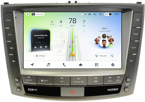 Магнитола для Lexus IS250 XE20 2005-2008 (ШГУ цветной) - Teyes CC4L монитор 9" IPS, Android 14, Быстрая, Snapdragon 662, CarPlay, 4G SIM-слот