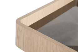 Тумбочка с ящиком светлая 56х48х48см Garda Decor светлое дерево