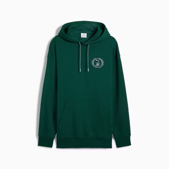 PUMA X HARRY POTTER ТОЛСТОВКА СВОБОДНОГО КРОЯ, ЗЕЛЕНЫЙ