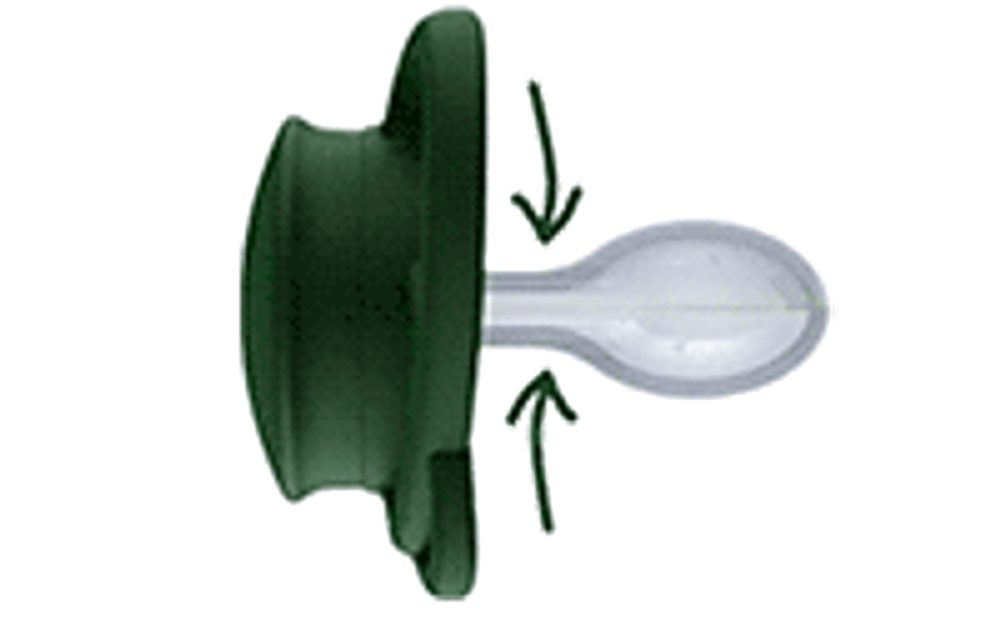 NIP Соска пустышка, силикон, размер 1 "Butterfly" Лама (0-6 мес) 1 шт