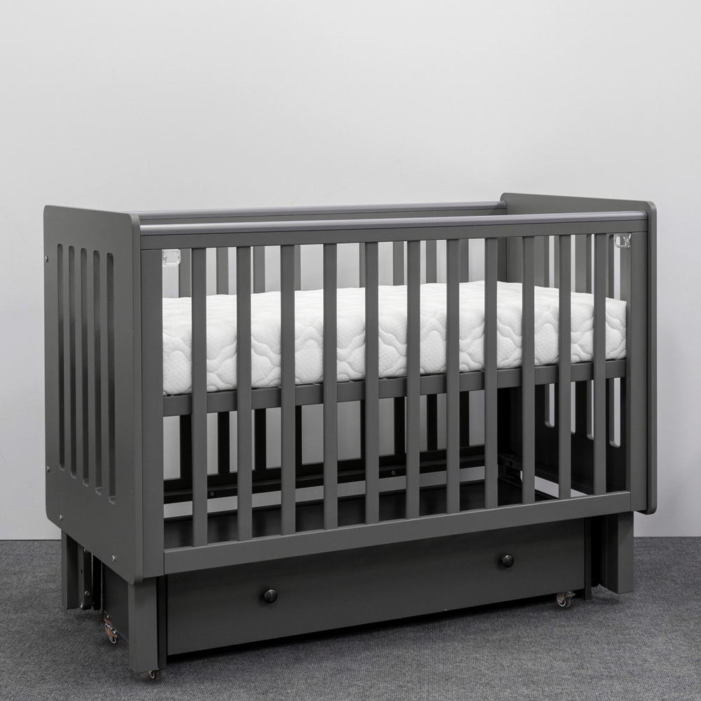 Ящик с универсальным маятником для кроватки Mari, Графит