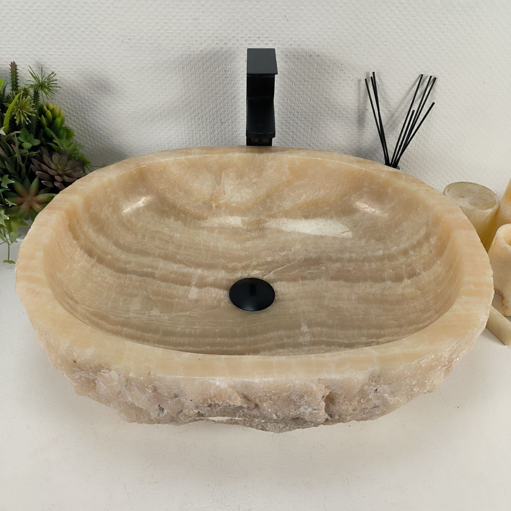 Раковина из оникса Erozy Yellow EO-64393 58*46*16 0160