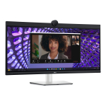 Монитор Dell 34" P3424WEB S/BK, IPS, 21:9 3440x1440 60Hz, 5ms, Webcam, Speaker