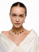 Серьги "Amour" silver с тигровым глазом